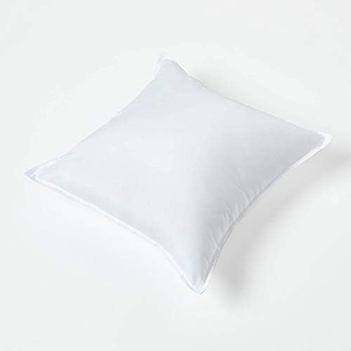HOMESCAPES Super Microfibre Cushion Pad 40 x 40 cm (16 x 16) Inner Insert Hypoallergenic Synthetic Cushion Filler Machine Washable