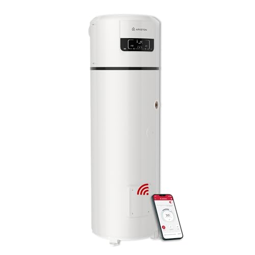 Ariston NUOS PLUS S2 WIFI 250L, Chauffe-eau Thermodynamique Gainable A+, 80% d'Économie, COP 3.54 à 7°C, ACI Cuve Titane, Made in France