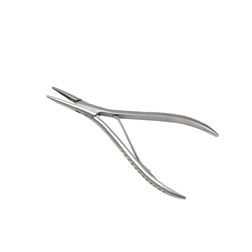 Pince à cheveux extension multifonction pour pose facile et retrait sûr de micro-anneaux