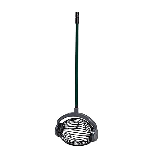 UPP Rollsammler mit Alu-Teleskopgriff - groß | Combisystem-Obstsammler für Fallobst, Birnen, Äpfel, Tennisbälle, Quitte | Komfortabels aufsammeln - ohne Bücken |Volumen: max. 6 L, Belastbarkeit: 2,2kg