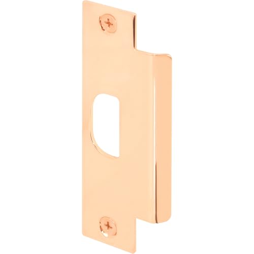 Cerradero de puerta comercial Prime-Line U 9484 de latón para cerraduras 2