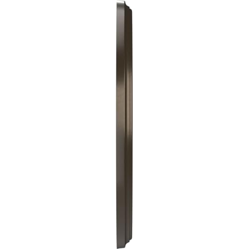 Image of Ekena Millwork 10 inchOD x 3 1 /2 inchID x 3 /4 inchP Berkshire Thermoformed PVC Ceiling Medallion (Fits Canopies up to 4 1 /2 inch), Metallic Dark Bronze