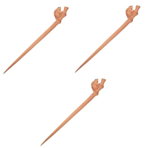Coiffures vintage durables via la baguette chinoise bois retro