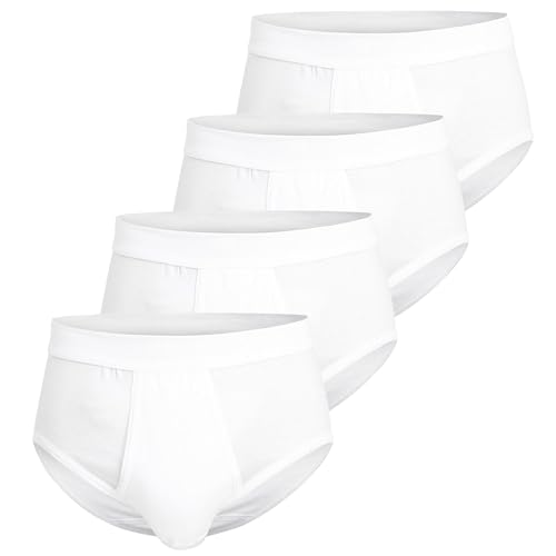 Preisvergleich Produktbild Götzburg Herren Slips Feinripp / 2er Pack (DE / NL / SE / PL, Alphanumerisch, 3XL, Regular, Regular, 4 x weiß)