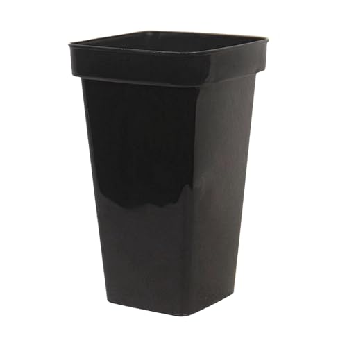Vase moderne incassable en polypropylène noir L pour centre de table - 7