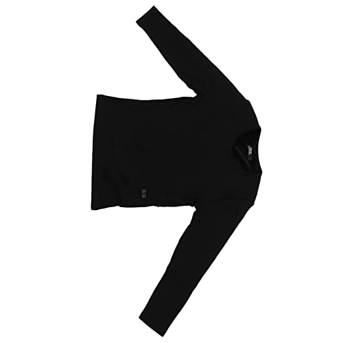 EVGATSAUTO Heated Underwear Top, Machine Washable, Fast Heating, Skinfriendly Electric Thermal Underwear, APP Temperature Control, Round Neck, 12 Zones for Outdoor Use (XL)