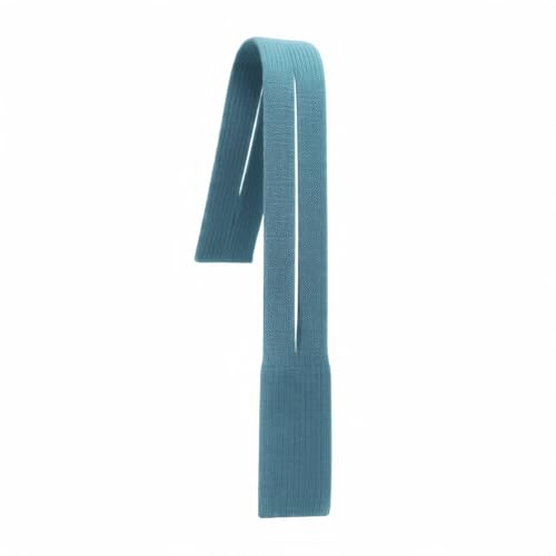 Image of iPhone Pocket Features a Singular 3D-Knitted Construction Designed to fit Any iPhone a Beautiful Way to wear and Carry nitted Scarf with Contrast Stripe Detail, Unisex, (Sky) (Long)