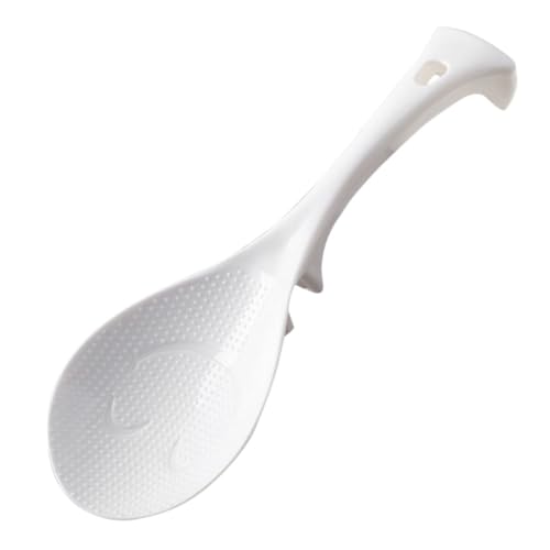 MUELODSIC 立てて置けるノンスティックライススプーン 軽量で使いやすい調理用しゃもじ ご飯盛り付けに 多機能キッチンツール 電子炊飯器対