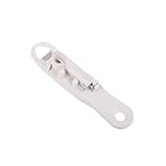 KitchenCraft Krisk Bean Stringer and Slicer, French Style Green Bean Complete Multi Tool to Top and Tail, Stringer & Cutter for Runner Beans, White