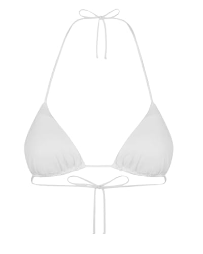 Soutien-gorge Bikini Me Fui MF23-1900 l'élégance du triangle blanc