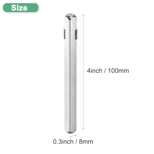 -Pack Door Knob Spindle, 5 x 0.3 Inch/ Iron Square Spindle 120 x 8 mm 1 - Bild 32 von 63