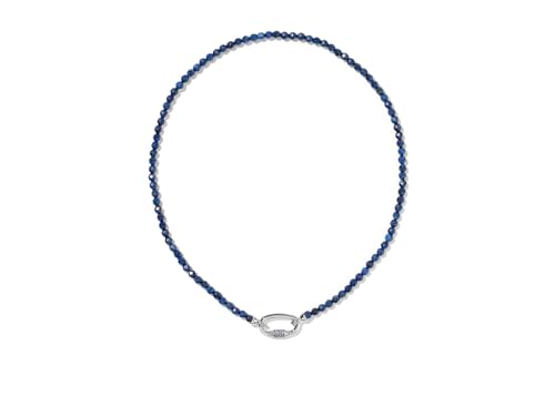 Kendra Scott, Women's, Emery Beaded Strand Necklace, Rhod Dark Blue Qrtz, One Size2