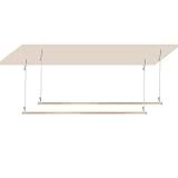 Beyeutao Wooden Bed Canopy Frame Adjustable Solid Wood Poles Hanging Bed Pole Bed Poles Bed Curtains Frame Suitable for All beds 2Pcs 48 inches.