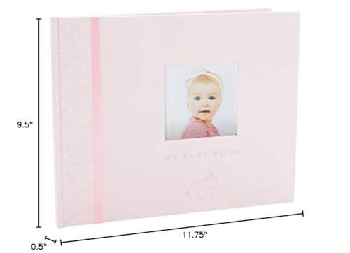 Pearhead 89022 Baby Girl Memory Book, First 5 Years Keepsake, Included Clean-Touch Baby Ink Pad For Baby'S Handprint And Footprint, Pink Bunny Newborn Photo Album And Journal thumb #6
