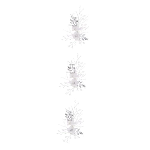 Bijoux en cristal et épingle à cheveux pour fête de mariage au design simple élégant