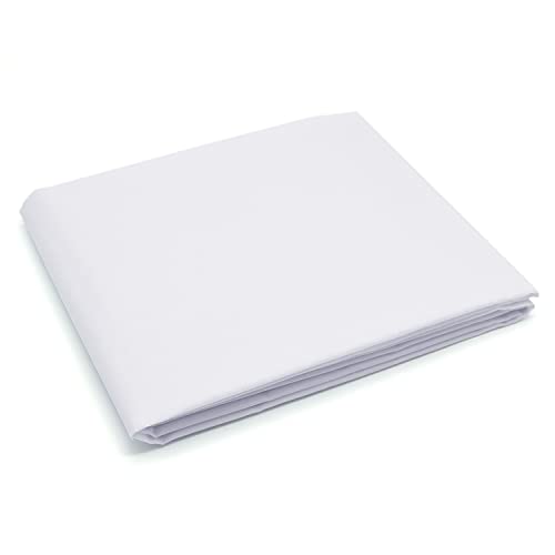 Fotoconic 1 Yard x 67 Inch / 1M x 1.7M Diffusion Fabric Nylon Silk White Seamless Light Modifier for Photography Lighting, Softbox and Light Tents