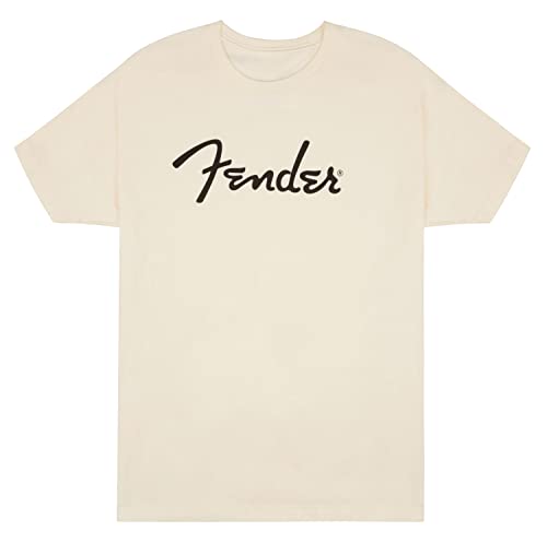 Fender Spaghetti Logo T-Shirt, Olympic White, XL