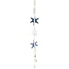 Deco 79 Resin Starfish Handmade Home Wall Decor Layered Wall Sculpture with White Hanging Rope and Seashell Accents, Wall Art 5 x 2 x 34, Cream