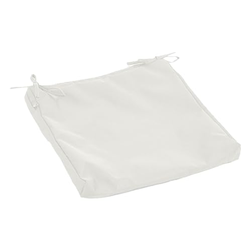 Feizikaw Almohadillas de cojín cuadradas de poliéster para exteriores, para muebles de jardín, patio, protector contra la intemperie, 22 colores para elegir sin núcleo (V, 48 x 48 x 5 cm)