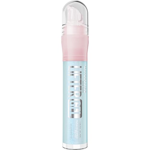 Maybelline New York Oil-in-Gel Lip Gloss Click Pen with Passionfruit Oil, 24Hours Hydration & Reflective Glass-Like Shine, Scented Non-Sticky Formula to Smooth Lip Lines, Shade: 002 - Blue Boba