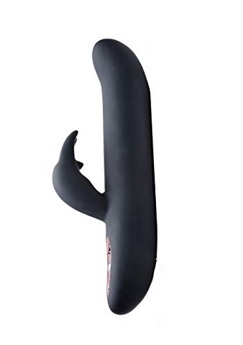 Royal Rabbits Bling Bunny 10X Flexing Rabbit Vibrator - Black