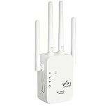 WiFi Extender Signal Booster, Wireless Internet Repeater Up to 5000sq.ft and 45+ Devices, Long Range Amplifier with Ethernet Port, Easy Setup, Alexa Compatible