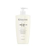 Kérastase Densifique Femme, Champú Densificante, Aumenta el Volumen, Corporiza y Revitaliza la Fibra, Enriquecido con Ácido hialurónico y Glucopéptidos, Cabello Fino y Debilitado, Bain Densité, 500 ml