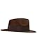 Jazwares INDIANA JONES Adult Hat - One-Size-Fits-All Felt Fedora with Brown Band and Logo Ribbon Standard