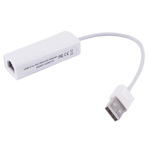 Adaptador LAN Ethernet AX88772B para conectar portátiles antiguos y modernos a redes de cable 100M