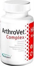 VETEXPERT ArthroVet Complex 60 Tabletten Ergänzungspräparat für Hunde und Katzen mit eingeschränkter Funktion von Gelenkknorpeln und Gelenken