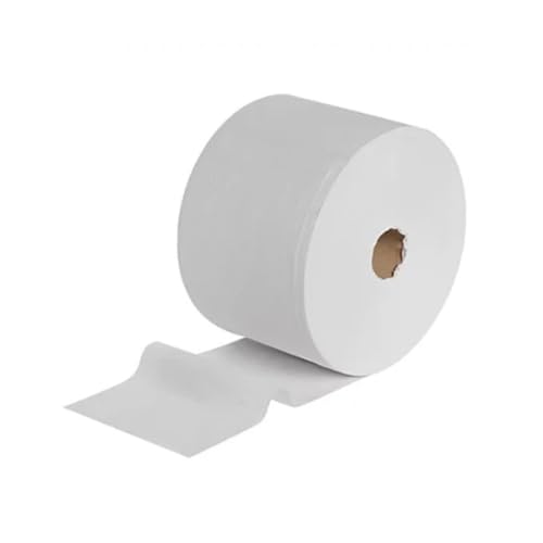 Tisspal Bobinas de Papel Industrial, 900m x 22cm, 1 Capa, Reciclado, 2 Unidades