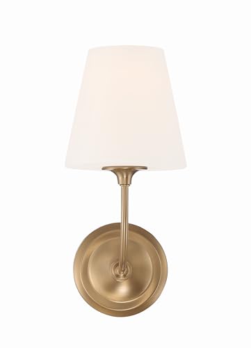 Image of Crystorama Libby Langdon Sylvan 6'' Vibrant Gold Sconce