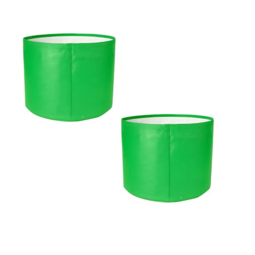 Image of HDPE UV Treated 340 GSM Plant Growing Bags for Terrace Gardening Easy to Use 18 x 18 Inch - Pack of 2
