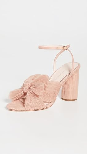 Image of Loeffler Randall Women's Camellia Pleated Bow Heel with Ankle Strap