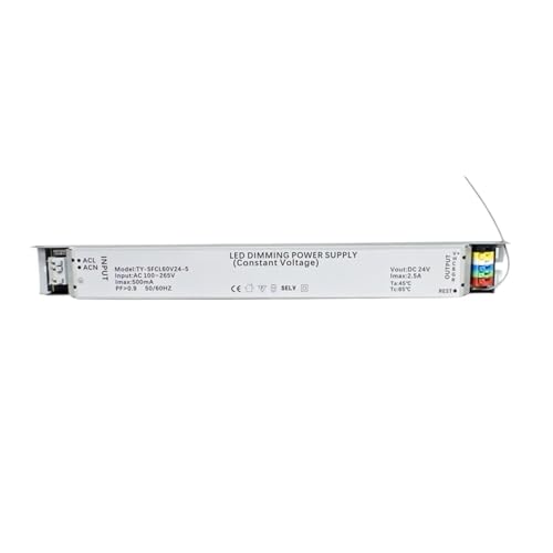 Driver LED RCT 60 W variateur alimentation transformateur LED 24V intensité variable