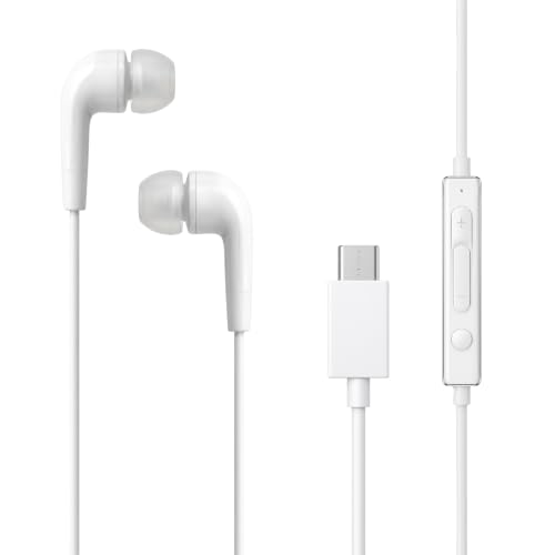 Generic Type C Wired Earphone White - Image 2