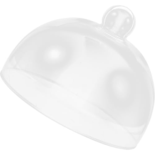DECHOUS Tapa de Cristal para Alimentos Buen Sellado, Cubierta Transparente de Vidrio Creativa para Fiestas de Cumpleaños y Comidas Festivas