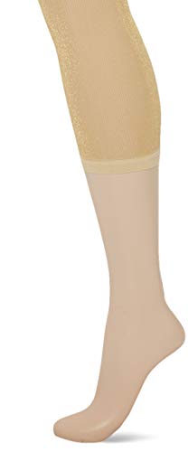 Coup d'envoi - Medias para niña, talla 1-3 Years (Manufacturer Size:1-3 Years) - talla inglesa, color dorado