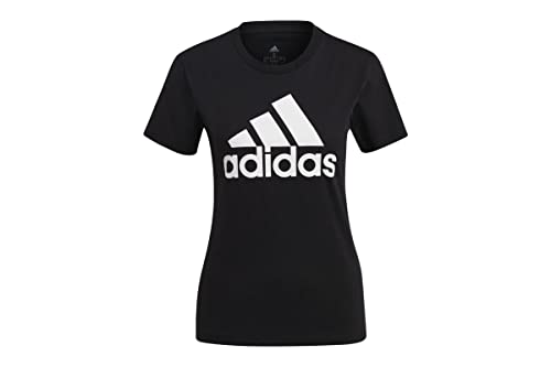 Camiseta Feminina Adidas Loungewear Essentials Logo - Preto GL0722 (M)