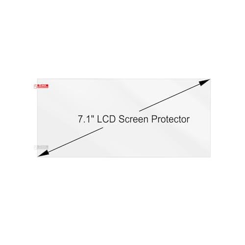 5PCS 7 inch LCD Screen Protector Film - Scratch-Resistant High Light Transmittance Protective Films for Elegoo Mars 5/Mars 5 Ultra/Mars 4/Mars 4 Ultra Resin 3D Printer