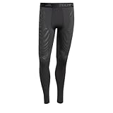 Coupe près du corps. adidas Men\'s Collant de Training Long Techfit Control, Black, L