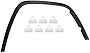 Dasbecan Front Right Fender Trim Wheel Molding Compatible With Jeep Grand Cherokee 2011-2016 Replaces# CH1291106 1MP38RXFAE