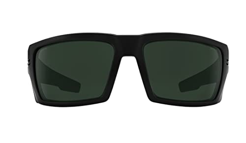 Spy Rebar ANSI Certified Sunglasses Matte Black with Happy Gray Green Polarized Lens2