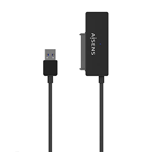 Adaptateur SATA vers USB 3.1 AISENS pour transfert rapide de disque dur 3.5 et 2.5
