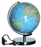 Globe (25cm Administrative Region highlighted light metal base)(Chinese Edition)