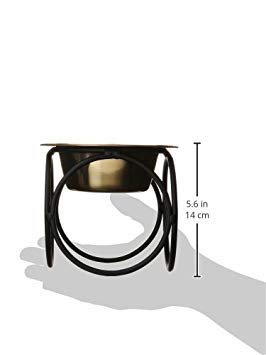 Platinum Pets Single Olympischen Diner Futterstation mit Edelstahl Fressnapf