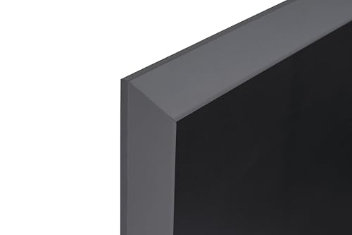 Tableau à craie noir rectangulaire Bi-Office Kamashi avec cadre MDF gris