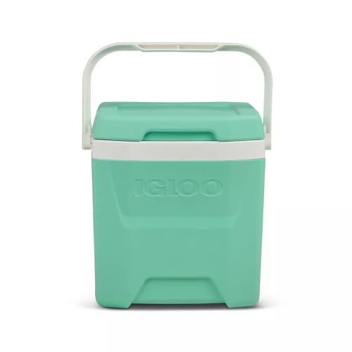 Image of Igloos Cooler Hard-Sided Ice Chest, Insulated Portable Cooler, Heavy-Duty, Leak-Resistant Lid, Lightweight Ergonomic Handle