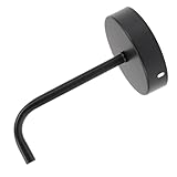 NULYLU Wandleuchtenstange aus Metall 13cm mit Winkel Lampenhalterung Schwarze Wandlampenfassung für Wohnraumbeleuchtung Stabile Selbstgemacht Lampenhalterung für Schlafzimmer und