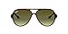 Produktbild Ray-Ban Herren 4125 Sonnenbrille, Braun (Havana/Green Gradient Brown), 59